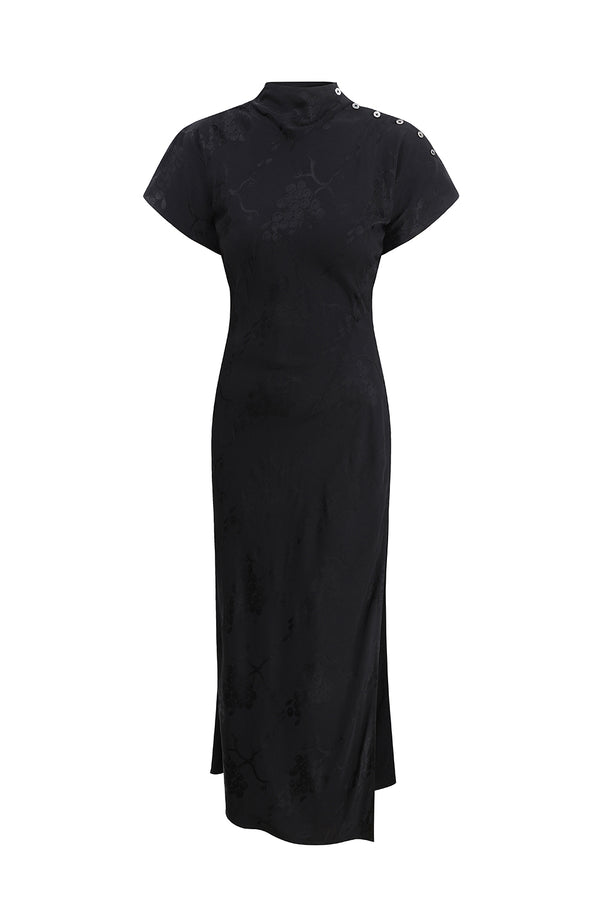 SAMUEL GUI YANG 25 autumn and winter jacquard long skirt SGY-AW25BTP15-1-1-HEI